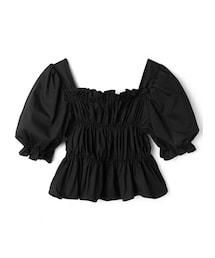 GRL | スクエアネックシャーリングショートトップス(シャツ/ブラウス)