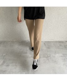 copine | 楽な履き心地で美シルエット♪カットリブストレートパンツ(3color)(その他パンツ)