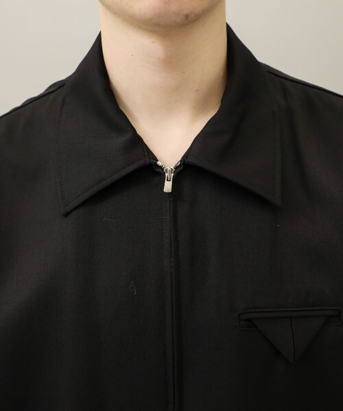 KIIT（キート）の「STUDIOUS別注 FRONT ZIP DRIZZLER JACKET（その他・メンズ・BLACK/GREEN/CHECK・1/2）」の22枚目の写真