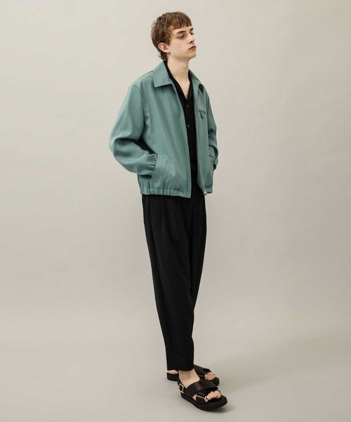 KIIT（キート）の「STUDIOUS別注 FRONT ZIP DRIZZLER JACKET（その他・メンズ・BLACK/GREEN/CHECK・1/2）」の10枚目の写真