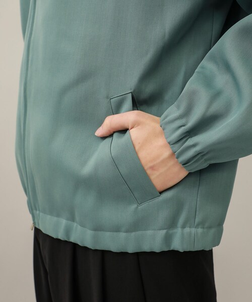 KIIT（キート）の「STUDIOUS別注 FRONT ZIP DRIZZLER JACKET（その他・メンズ・BLACK/GREEN/CHECK・1/2）」の16枚目の写真