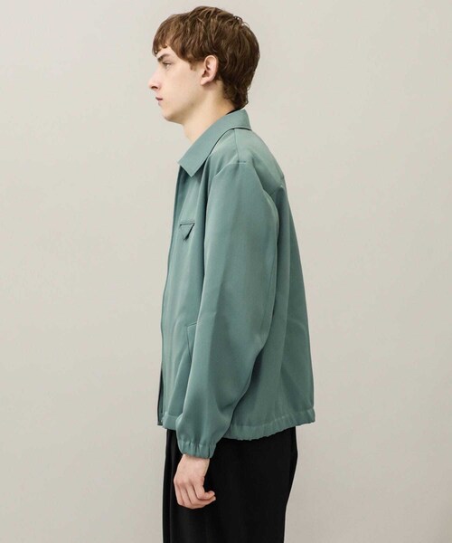 KIIT（キート）の「STUDIOUS別注 FRONT ZIP DRIZZLER JACKET（その他・メンズ・BLACK/GREEN/CHECK・1/2）」の12枚目の写真