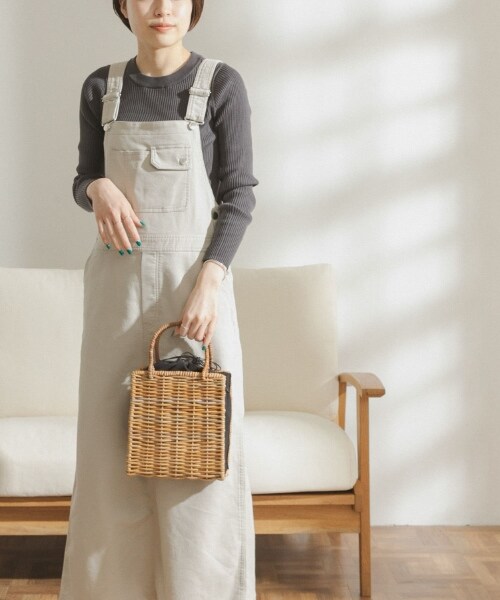 URBAN RESEARCH DOORS（アーバンリサーチドアーズ）の「FORK&SPOON 及踝吊帶裙（ワンピース/ドレス・レディース・灰膚色/灰卡其綠・one）」の3枚目の写真