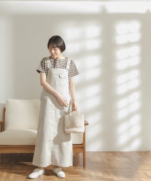 URBAN RESEARCH DOORS（アーバンリサーチドアーズ）の「FORK&SPOON 及踝吊帶裙（ワンピース/ドレス・レディース・灰膚色/灰卡其綠・one）」の19枚目の写真