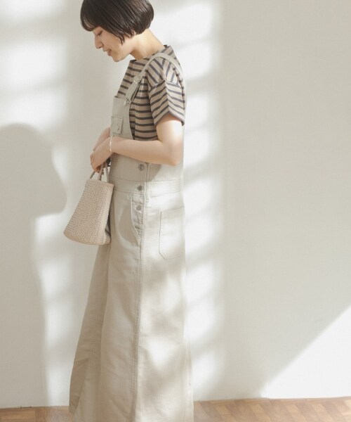 URBAN RESEARCH DOORS（アーバンリサーチドアーズ）の「FORK&SPOON 及踝吊帶裙（ワンピース/ドレス・レディース・灰膚色/灰卡其綠・one）」の16枚目の写真