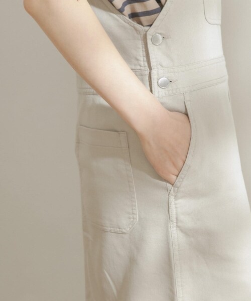 URBAN RESEARCH DOORS（アーバンリサーチドアーズ）の「FORK&SPOON 及踝吊帶裙（ワンピース/ドレス・レディース・灰膚色/灰卡其綠・one）」の12枚目の写真