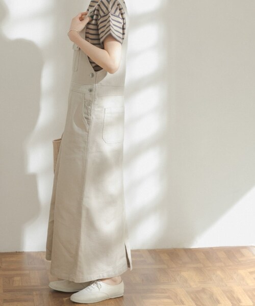 URBAN RESEARCH DOORS（アーバンリサーチドアーズ）の「FORK&SPOON 及踝吊帶裙（ワンピース/ドレス・レディース・灰膚色/灰卡其綠・one）」の17枚目の写真