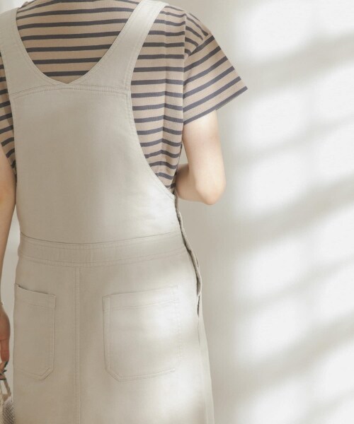 URBAN RESEARCH DOORS（アーバンリサーチドアーズ）の「FORK&SPOON 及踝吊帶裙（ワンピース/ドレス・レディース・灰膚色/灰卡其綠・one）」の11枚目の写真