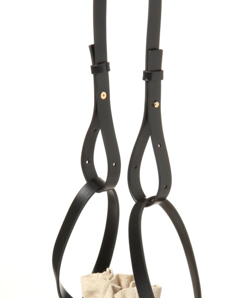 Andemiu（アンデミュウ）の「クリアトートバッグ（バッグ・ブラック/キャメル）」の19枚目の写真