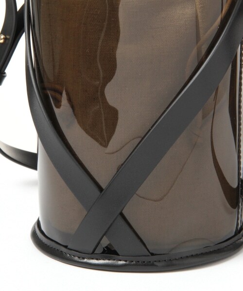 Andemiu（アンデミュウ）の「クリアトートバッグ（バッグ・ブラック/キャメル）」の14枚目の写真