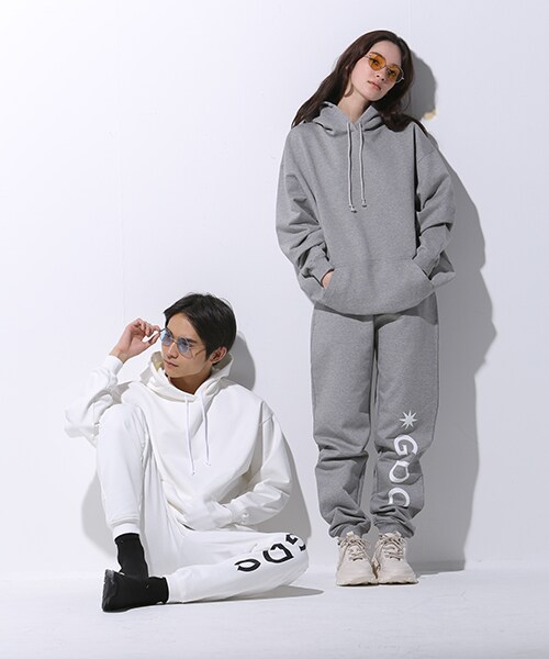 GDC（ジーディーシー）の「LOGOSWEAT PANTS（パンツ・メンズ・BLACK/WHITE/GRAY・ONE SIZE）」の9枚目の写真