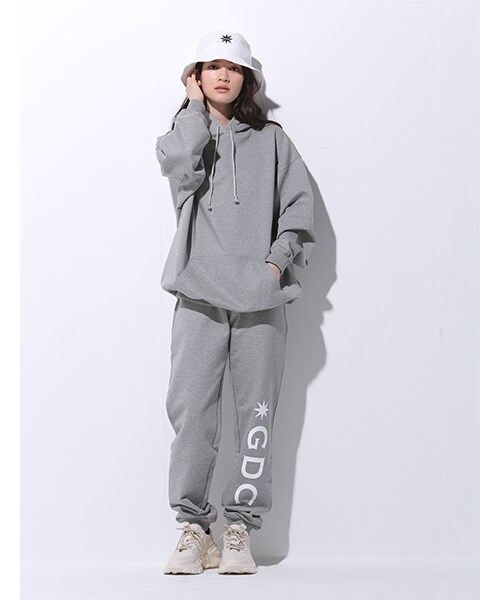 GDC（ジーディーシー）の「LOGOSWEAT PANTS（パンツ・メンズ・BLACK/WHITE/GRAY・ONE SIZE）」の6枚目の写真