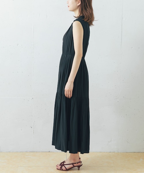 リネンランダムピンタックワンピース URBAN RESEARCH ROSSO WOMEN（アーバンリサーチ ロッソ）の