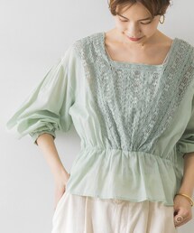 URBAN RESEARCH（アーバンリサーチ）の「インディアンコットンレースブラウス（その他・レディース）」