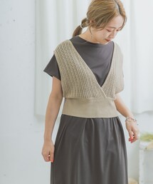 ITEMS URBANRESEARCH（アイテムズ アーバンリサーチ）の「ビスチェセットカットワンピース（その他・レディース）」