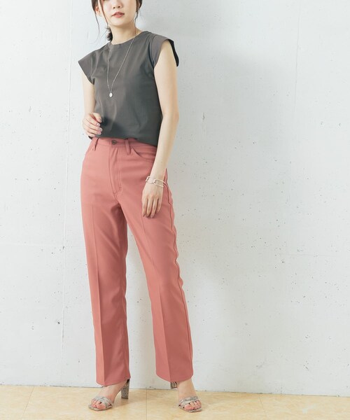 Wrangler(ラングラー)の「Wrangler LADIES WRANCHER DRESS パンツ(その他・レディース・PINK/GREEN/BEIGE・XS/S)」の5枚目の写真