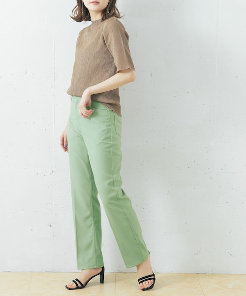 Wrangler(ラングラー)の「Wrangler LADIES WRANCHER DRESS パンツ(その他・レディース・PINK/GREEN/BEIGE・XS/S)」の7枚目の写真