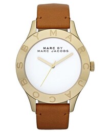 Marc by Marc Jacobs | MARC BY MARC JACOBS 'Large Blade' Leather Strap Watch, 40mm(アナログ腕時計)