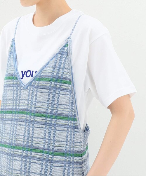 SLOBE IENA（スローブイエナ）の「チェックニットキャミワンピース◆（ワンピース/ドレス・グリーン/(030)/フリー/在庫あり）」の10枚目の写真