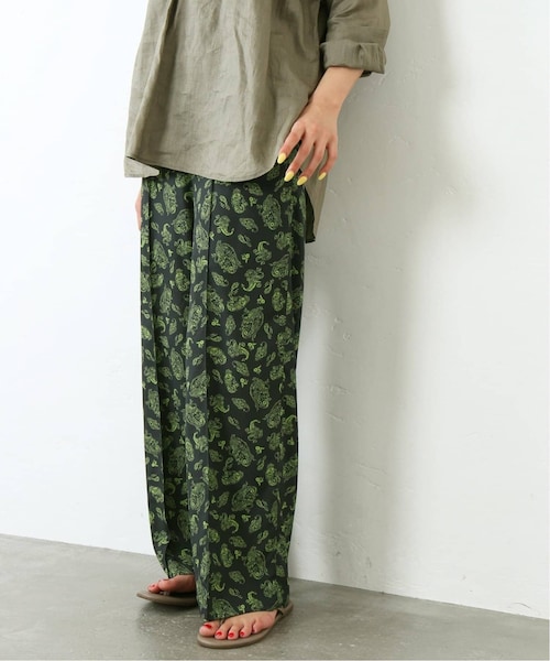 ジャーナルスタンダードレサージュ　ペイズリープリントパンツ JOURNAL STANDARD - JOURNAL STANDARD L'ESSAGE ペイズリー