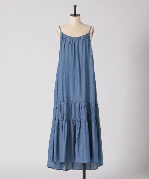 Andemiu（アンデミュウ）の「キャミワンピ（ワンピース/ドレス・ブラック/ブラウン/ブルー）」の6枚目の写真