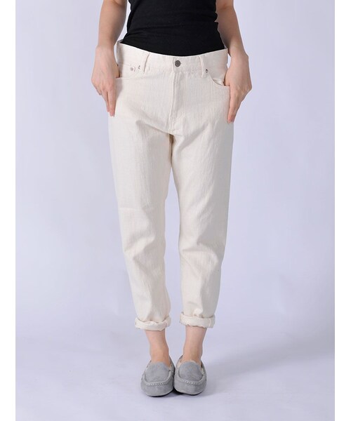 Rinajour（リナジュール）の「LOOSE TAPERED（パンツ・レディース・USED/NATURAL・F）」の2枚目の写真