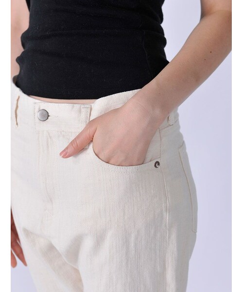 Rinajour（リナジュール）の「LOOSE TAPERED（パンツ・レディース・USED/NATURAL・F）」の7枚目の写真