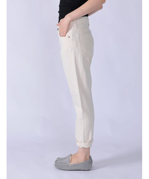 Rinajour（リナジュール）の「LOOSE TAPERED（パンツ・レディース・USED/NATURAL・F）」の4枚目の写真