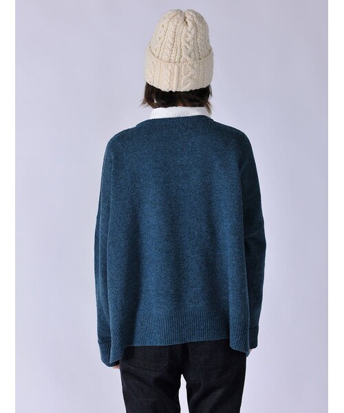 Rinajour（リナジュール）の「Rinajour/Bigニット（トップス・レディース・BLACK/GREY/GREEN・F）」の17枚目の写真