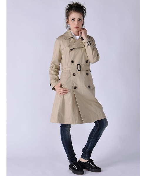 Rinajour（リナジュール）の「RINA-トレンチコート（ジャケット/アウター・レディース・BEIGE・1/2）」の2枚目の写真