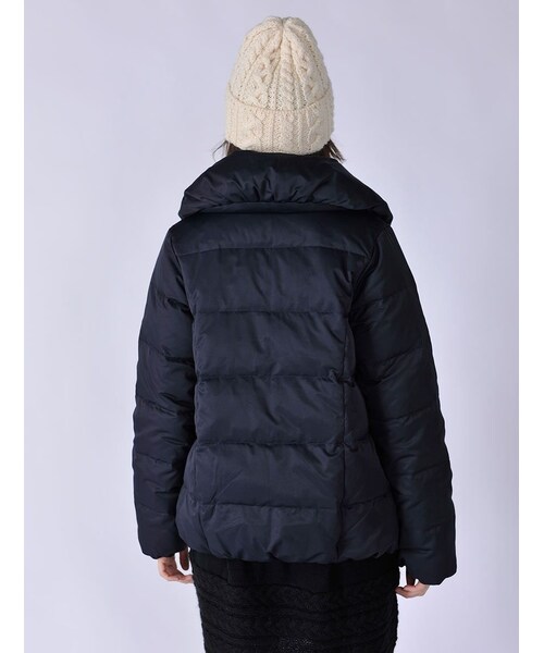 Rinajour（リナジュール）の「Rinajour/ショールカラーダウン（ジャケット/アウター・レディース・L/GREY/NAVY・1/2）」の13枚目の写真