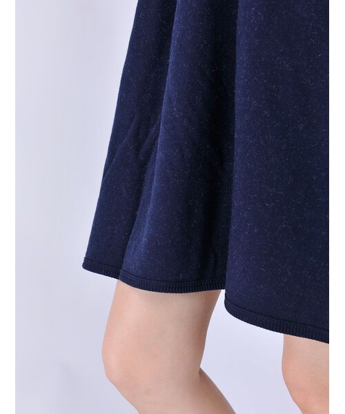 Rinajour（リナジュール）の「ウール裏毛+ニットOP（ワンピース/ドレス・レディース・GREY/CHARCOL/NAVY・F）」の16枚目の写真