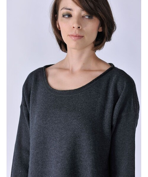 Rinajour（リナジュール）の「ウール裏毛+ニットOP（ワンピース/ドレス・レディース・GREY/CHARCOL/NAVY・F）」の21枚目の写真