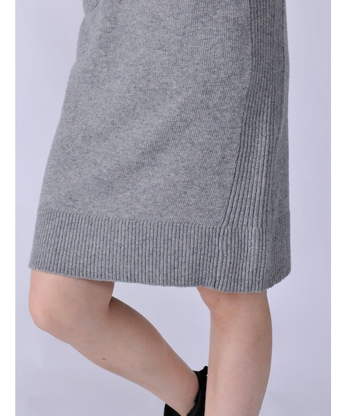 Rinajour（リナジュール）の「Rinajour/レタードニットOP（ワンピース/ドレス・レディース・GREY/ENJI/NAVY・F）」の7枚目の写真