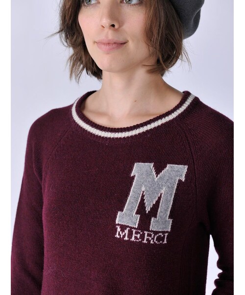 Rinajour（リナジュール）の「Rinajour/レタードニットOP（ワンピース/ドレス・レディース・GREY/ENJI/NAVY・F）」の19枚目の写真