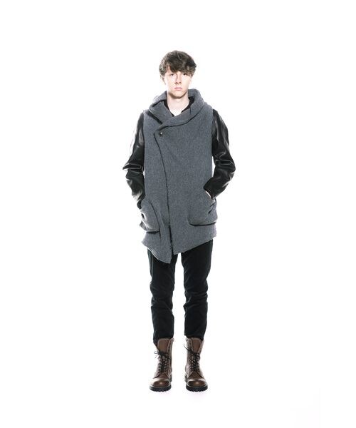 VIRGOwearworks(ヴァルゴウェアワークス)の「KINGS CROSS KNIT VEST ニット ベスト(その他・メンズ・GRAY/BLACK・2/3/4)」の5枚目の写真