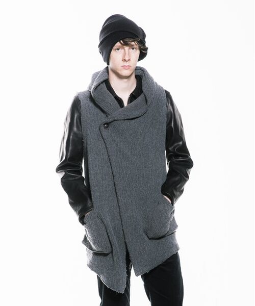 VIRGOwearworks(ヴァルゴウェアワークス)の「KINGS CROSS KNIT VEST ニット ベスト(その他・メンズ・GRAY/BLACK・2/3/4)」の1枚目の写真
