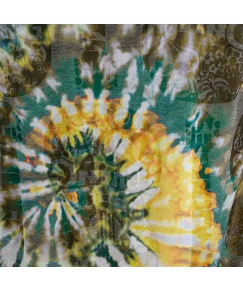 One deux boo(ワンドゥーブー)の「ロングスリーブTee(渦巻きタイダイ)(トップス・キッズ・グリーン/レッド・XS(80~90cm)/S(100~110cm)/M(120~130cm)/L(140~150cm))」の8枚目の写真