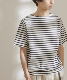 FORK&SPOON（フォークアンドスプーン）の「FORK&SPOON ボートネックボーダーショートスリーブTシャツ（その他・メンズ）」