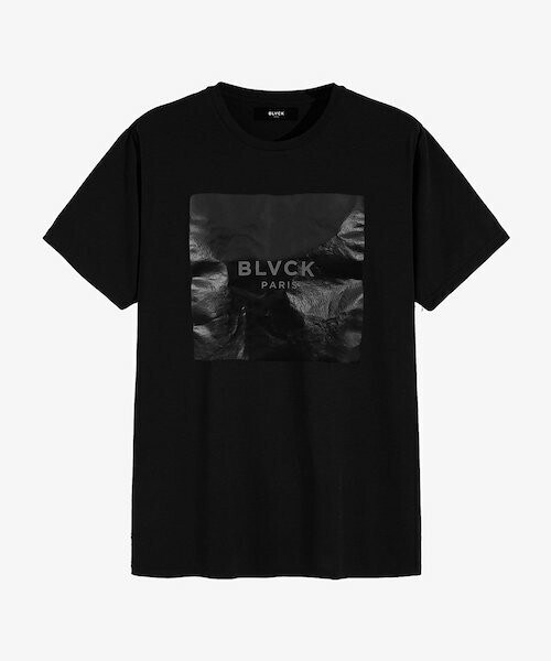 ブラックパリ　BLVCK PARIS ] ショートスリーブモノグラムTシャツ