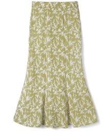 GRL | 小花柄マーメイドフレアスカート(スカート)