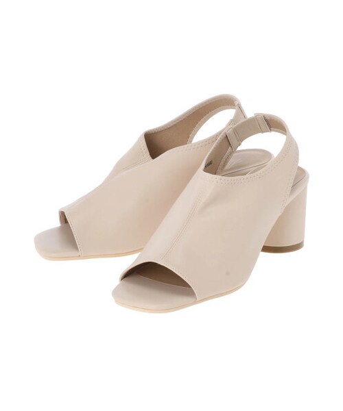 AMERICAN HOLIC(アメリカンホリック)の「ストレッチヒールサンダル(シューズ・アイボリー/キャメル/パイソン・S/M/L)」の10枚目の写真