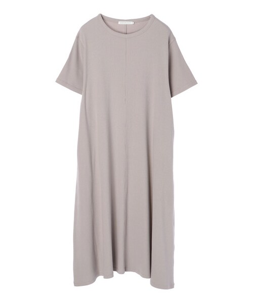 AMERICAN HOLIC（アメリカンホリック）の「テレコクルーネックカットワンピース（ワンピース/ドレス・チャコールグレー/グレーベージュ/ブラウン/イエロー・M/L）」の21枚目の写真