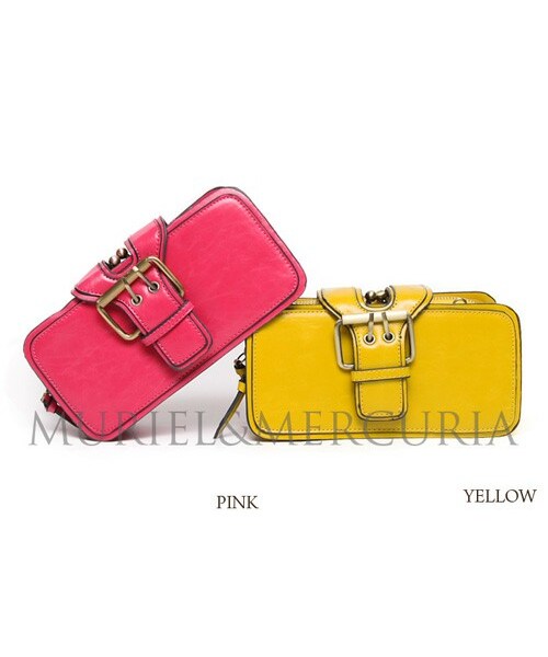 MURIEL&MERCURIA（マリエルアンドマキュリア）の「ウォレットバッグ（クラッチバッグ・レディース・PINK/YELLOW/BLACK/BROWN/GREEN・F）」の5枚目の写真