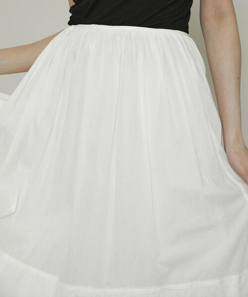 CASA FLINE（カーサフライン）の「インド綿フレアスカート