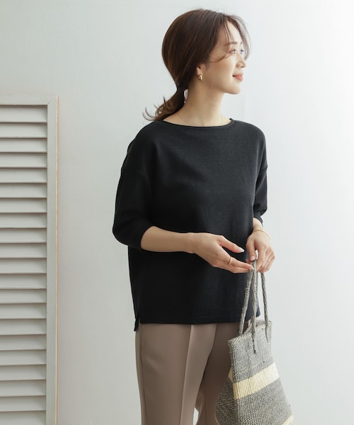 URBAN RESEARCH - 新品未使用　コットンリネンサカリバーボートネック URBAN RESEARCH DOORS（アーバンリサーチドアーズ）の「コットン