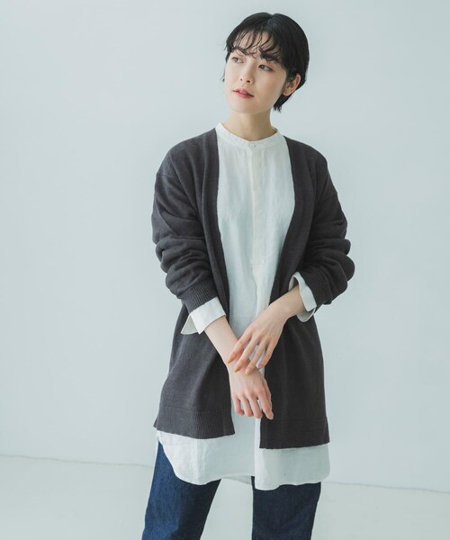かぐれ（カグレ）の「リネンニットカーディガン（）」 - WEAR