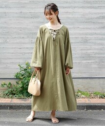 Crisp yours | 2wayレースアップワンピース[c2k2862b](ワンピース)