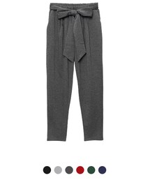 Re:EDIT | ウエストリボンハイウエストテーパードパンツ(パンツ)