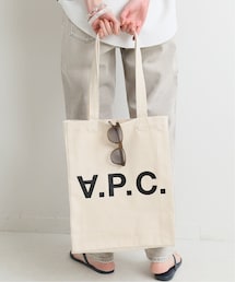 IENA | TOTE LAURE BLACK ロゴトートバッグ◆(バッグ)